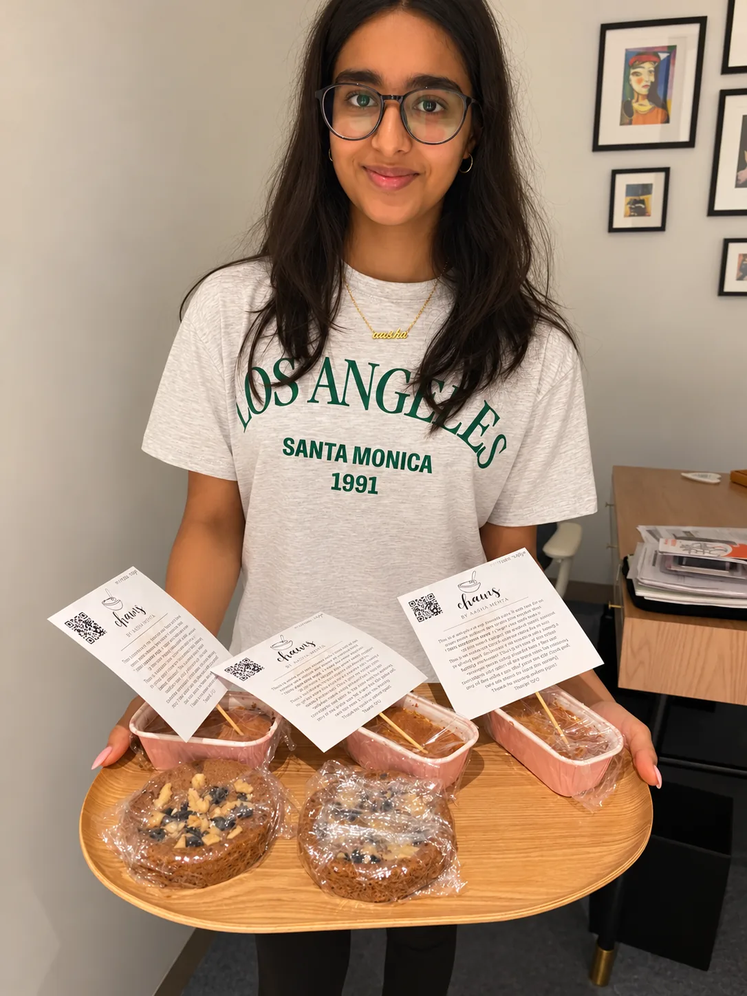 Baked goods prepared for a Chains Initiative fundraiser
